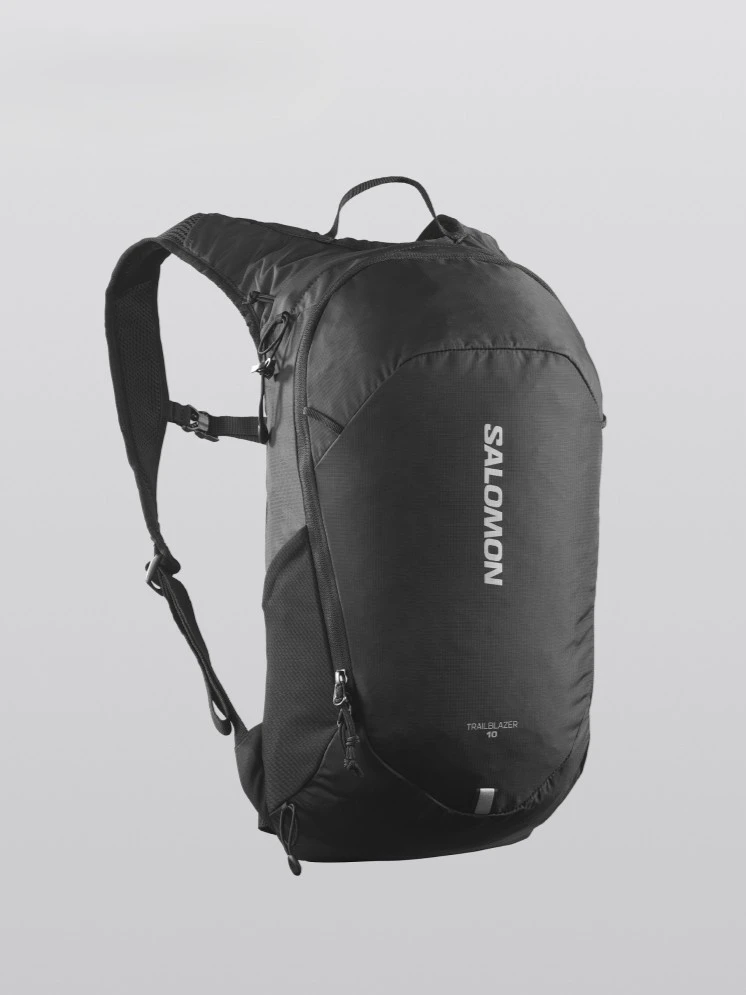 Salomon TRAILBLAZER 10 多功能 輕量後背包 黑 BLACK/ALLOY