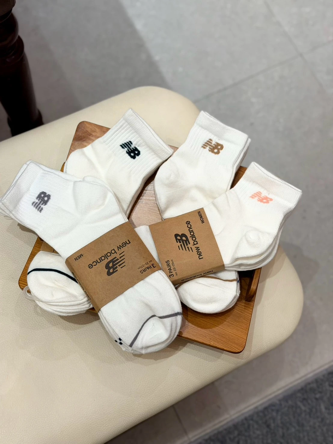 New Balance 經典簡約 3雙入 襪子 (25-27cm)