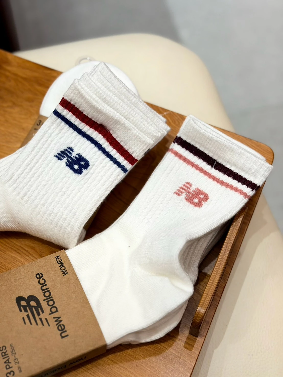 New Balance 經典簡約 3雙入 襪子 (23-25cm)