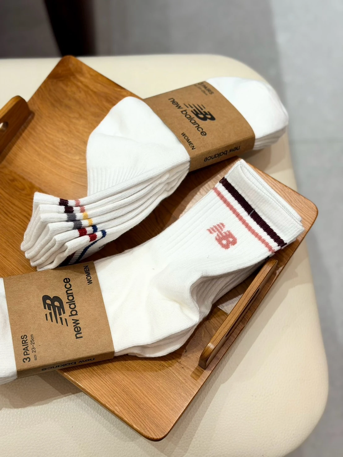 New Balance 經典簡約 3雙入 襪子 (23-25cm)
