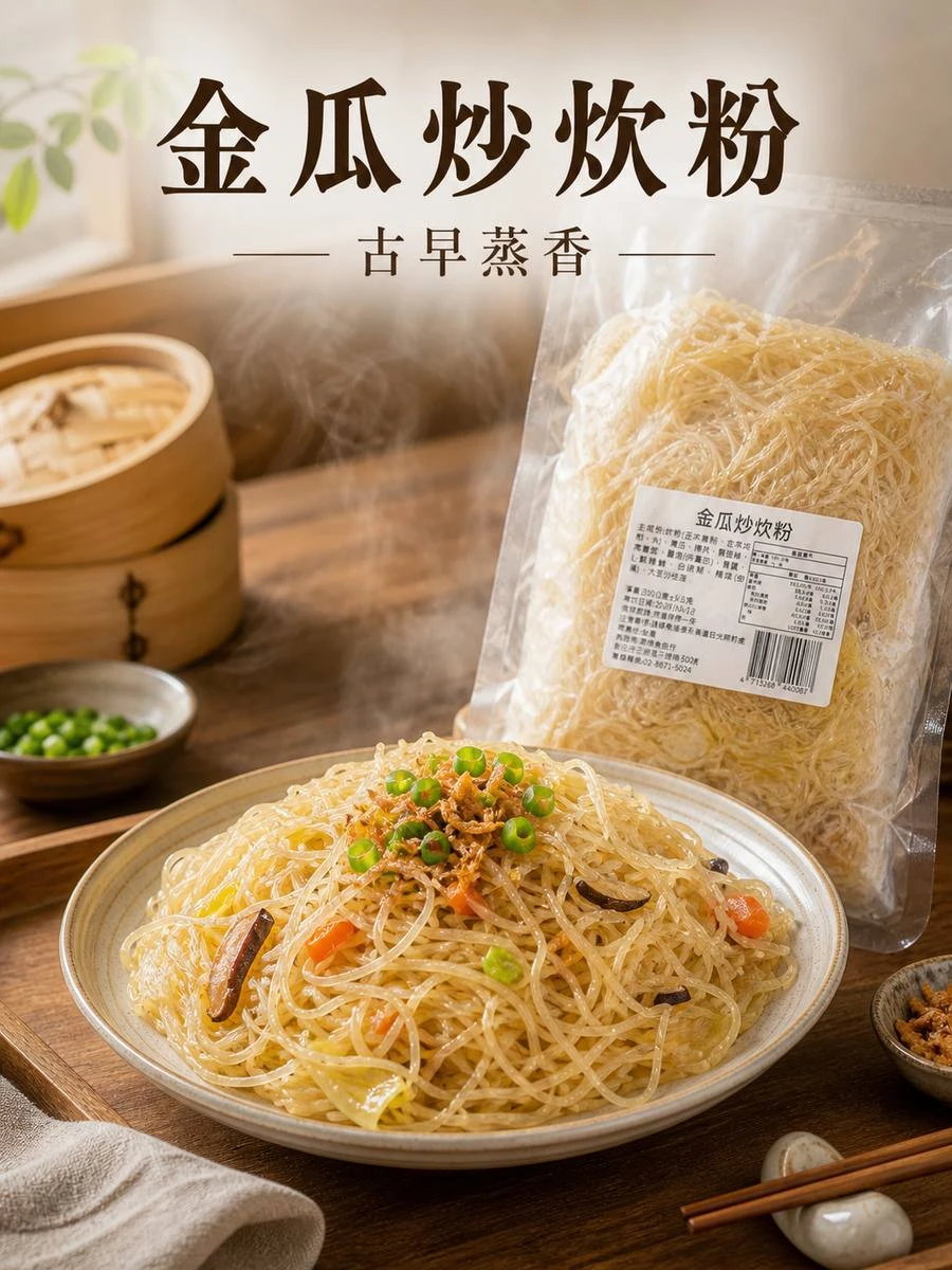金瓜炒炊粉 主視覺