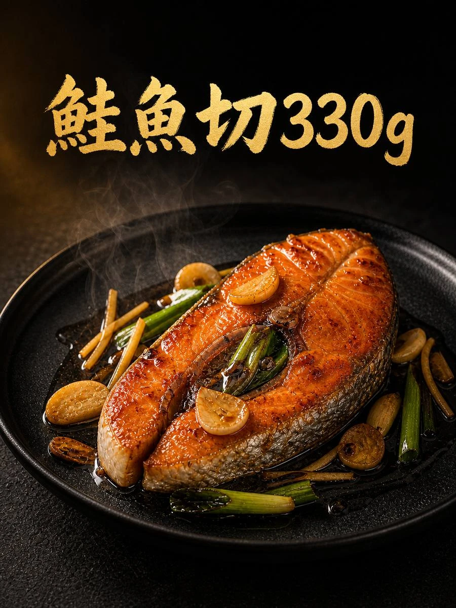 鮭魚切330g 主視覺