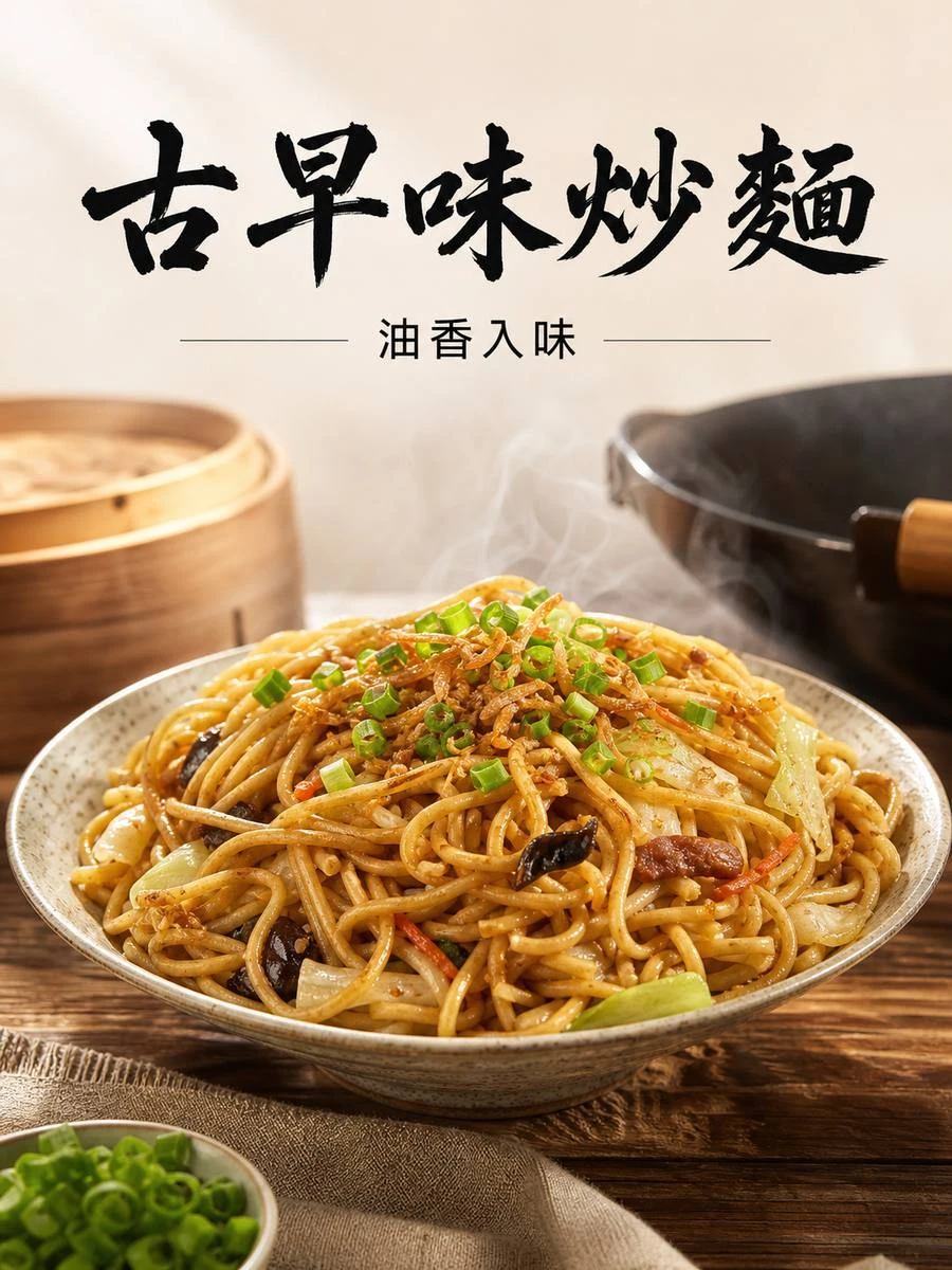 古早味炒麵 主視覺