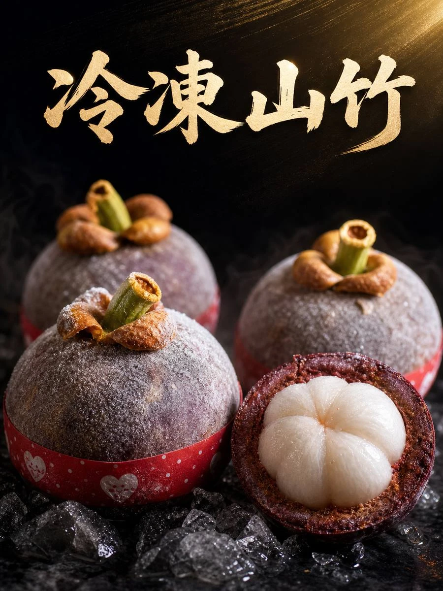 冷凍山竹 主視覺