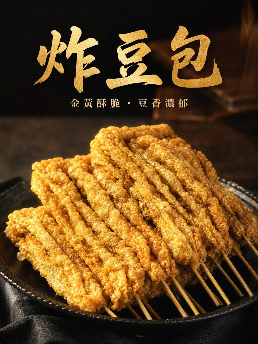 炸豆包 主視覺