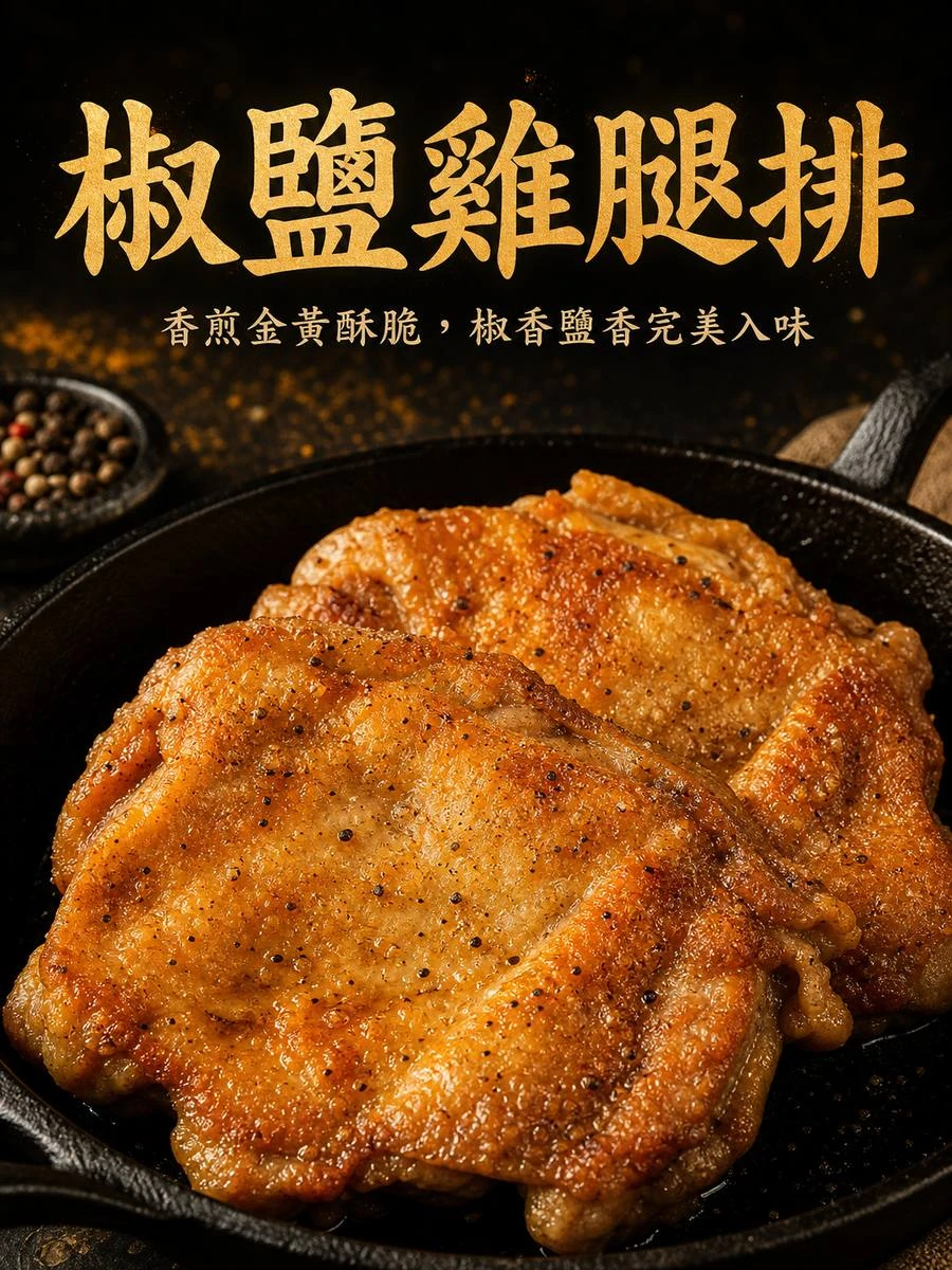 椒鹽雞腿排 主視覺