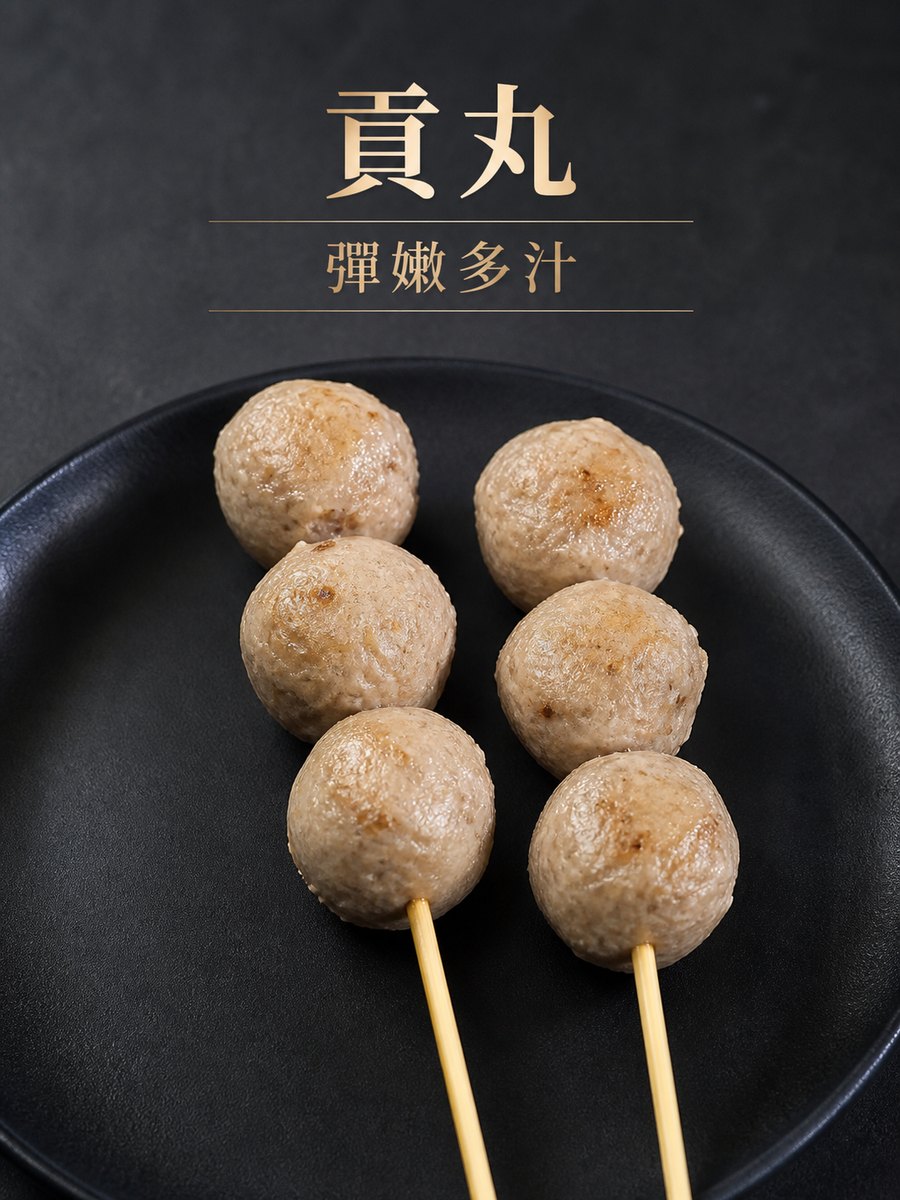 貢丸串 主視覺