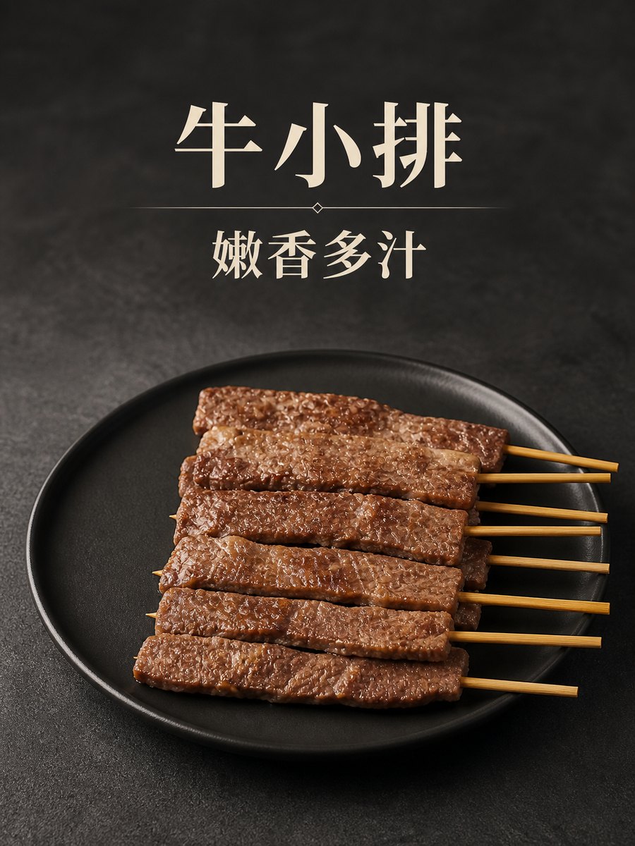 牛小排串 主視覺