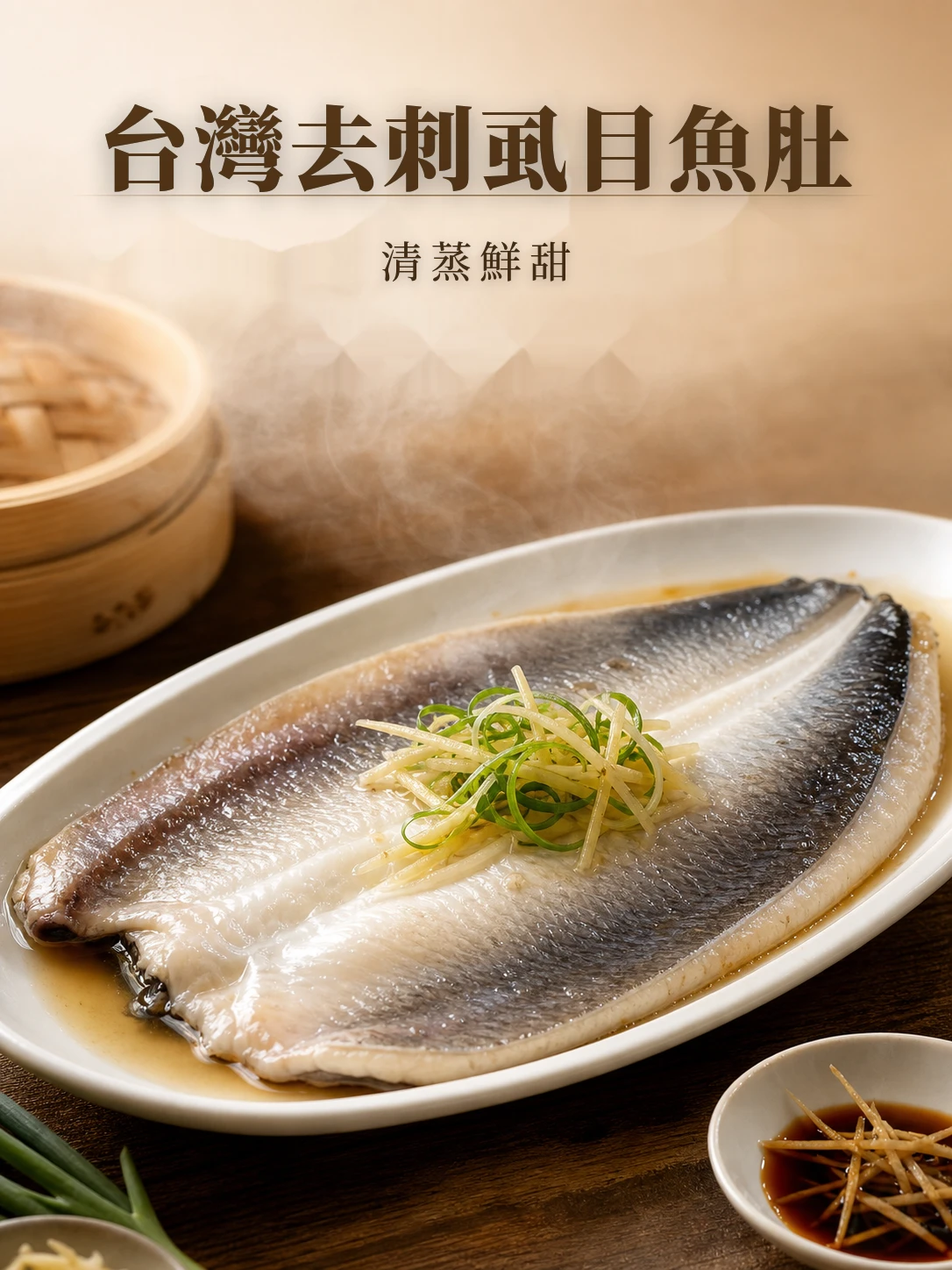 台灣去刺虱目魚肚180g