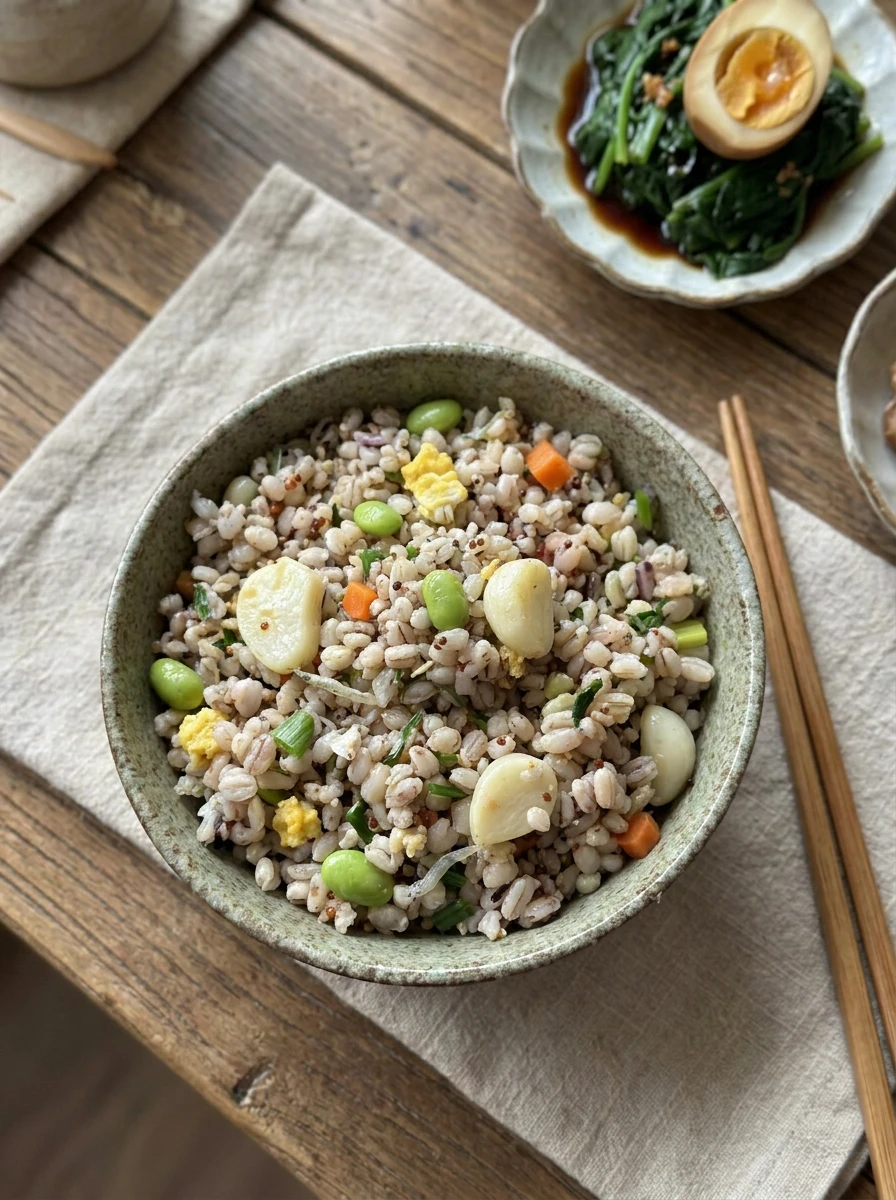 吻仔魚藜麥五穀飯