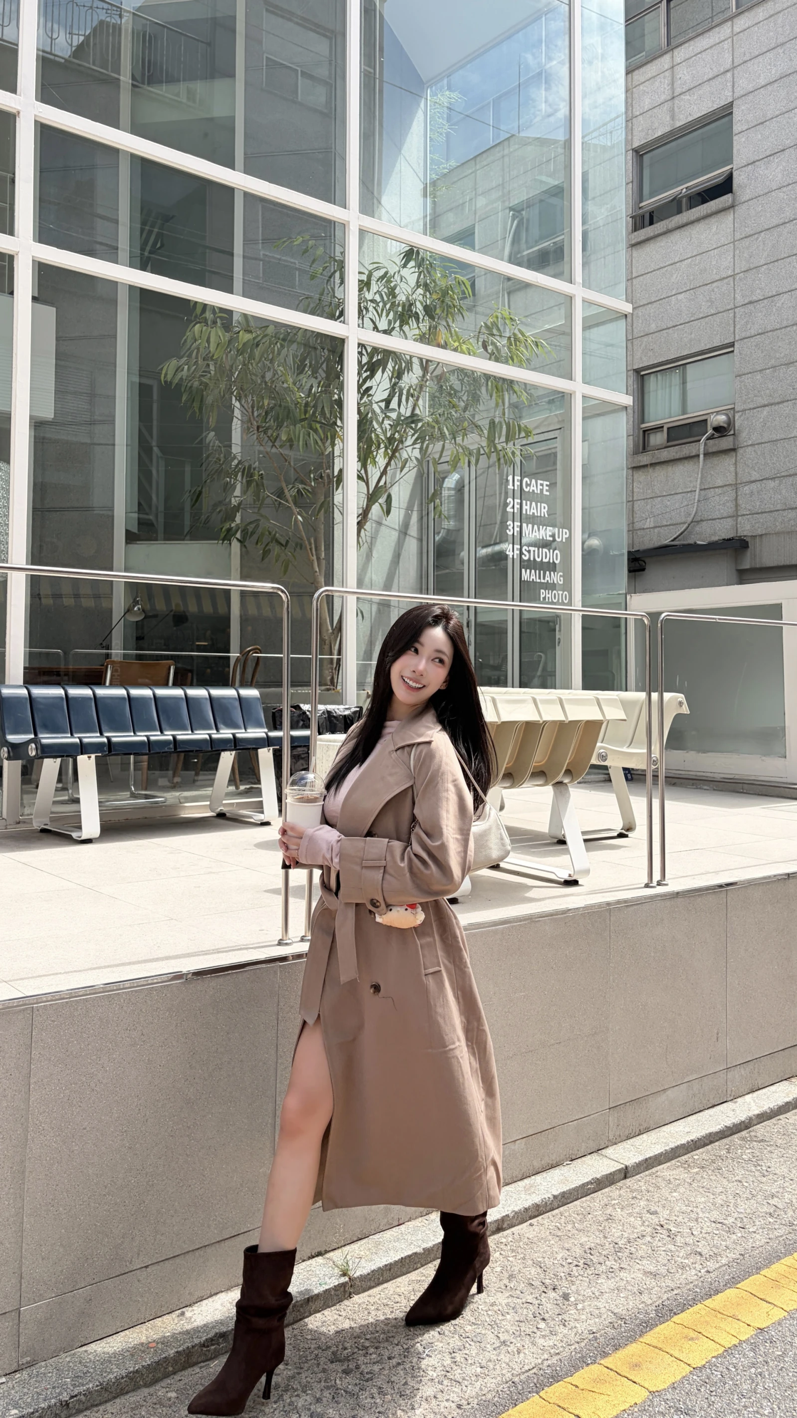 🇰🇷入秋必備｜韓國長版風衣造型外套