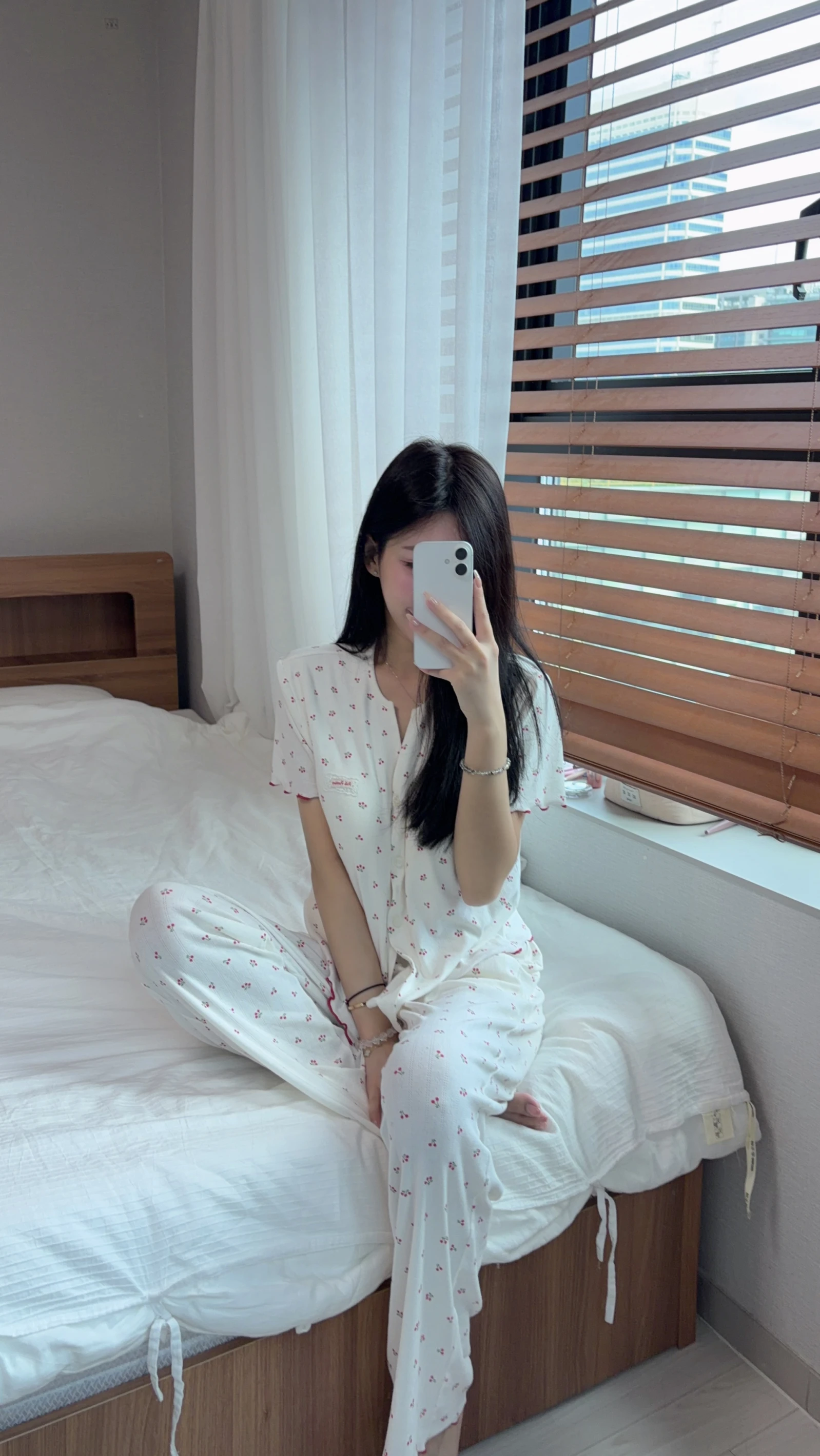 🇰🇷韓國柔軟櫻桃胸墊睡衣套裝