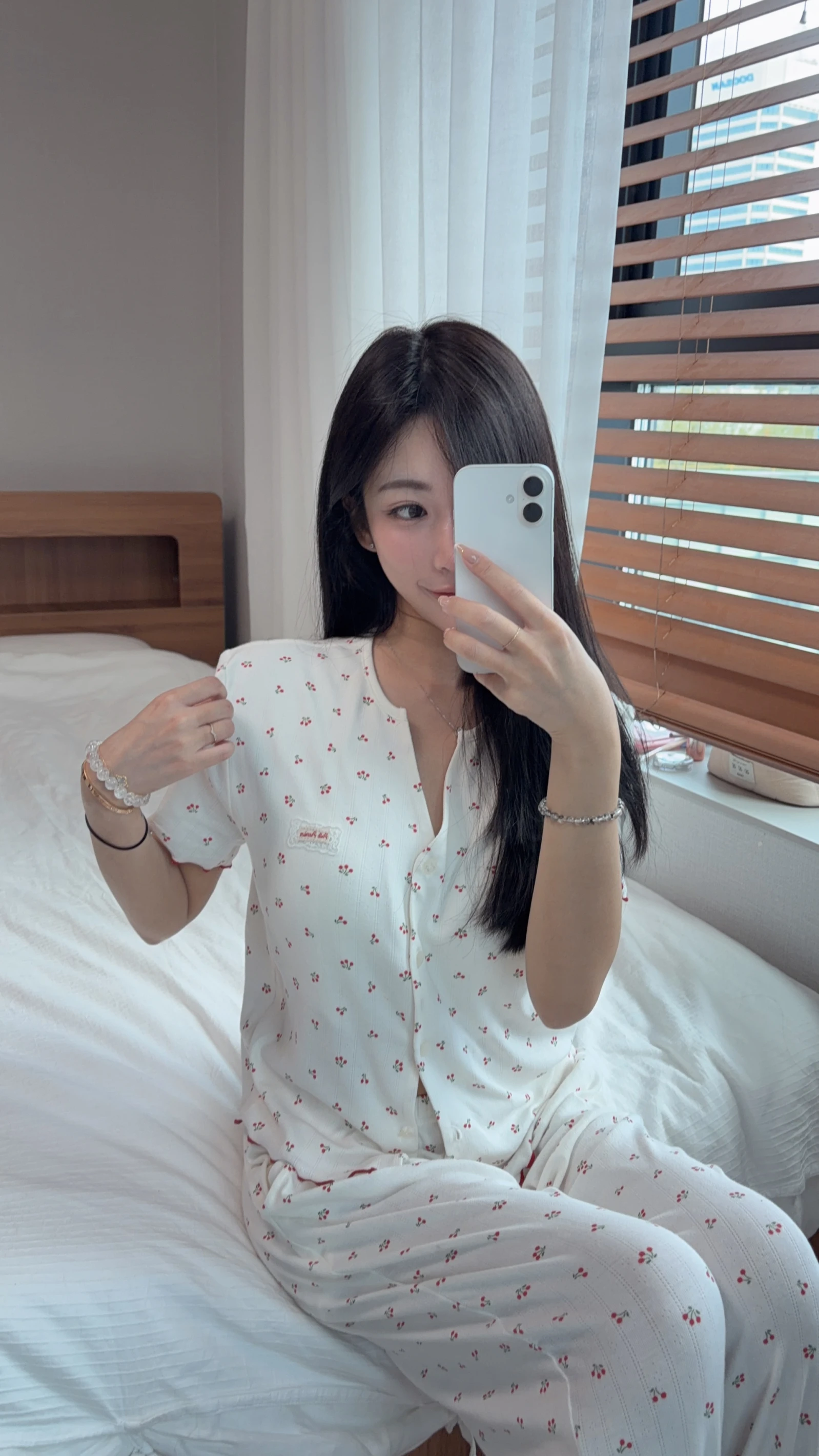 🇰🇷韓國柔軟櫻桃胸墊睡衣套裝