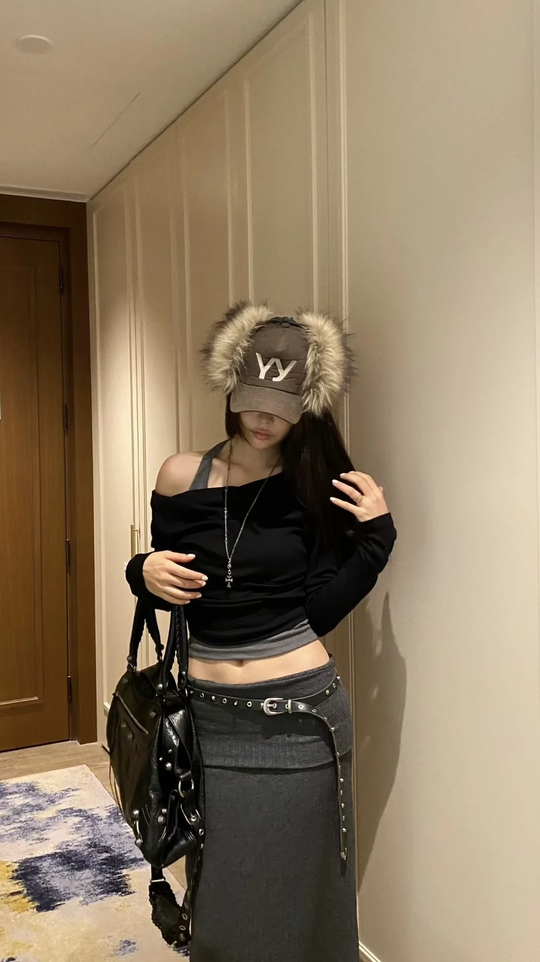🇰🇷韓國假兩件盪領上衣