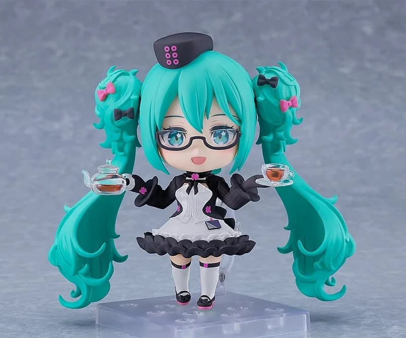 黏土人 MIKU 初音未來 眼鏡×咖啡廳Ver.
