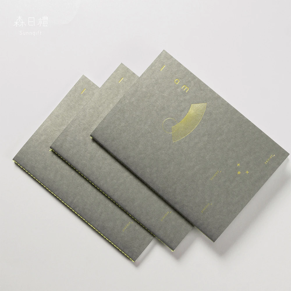 簡約特別筆記本-星灰鈦