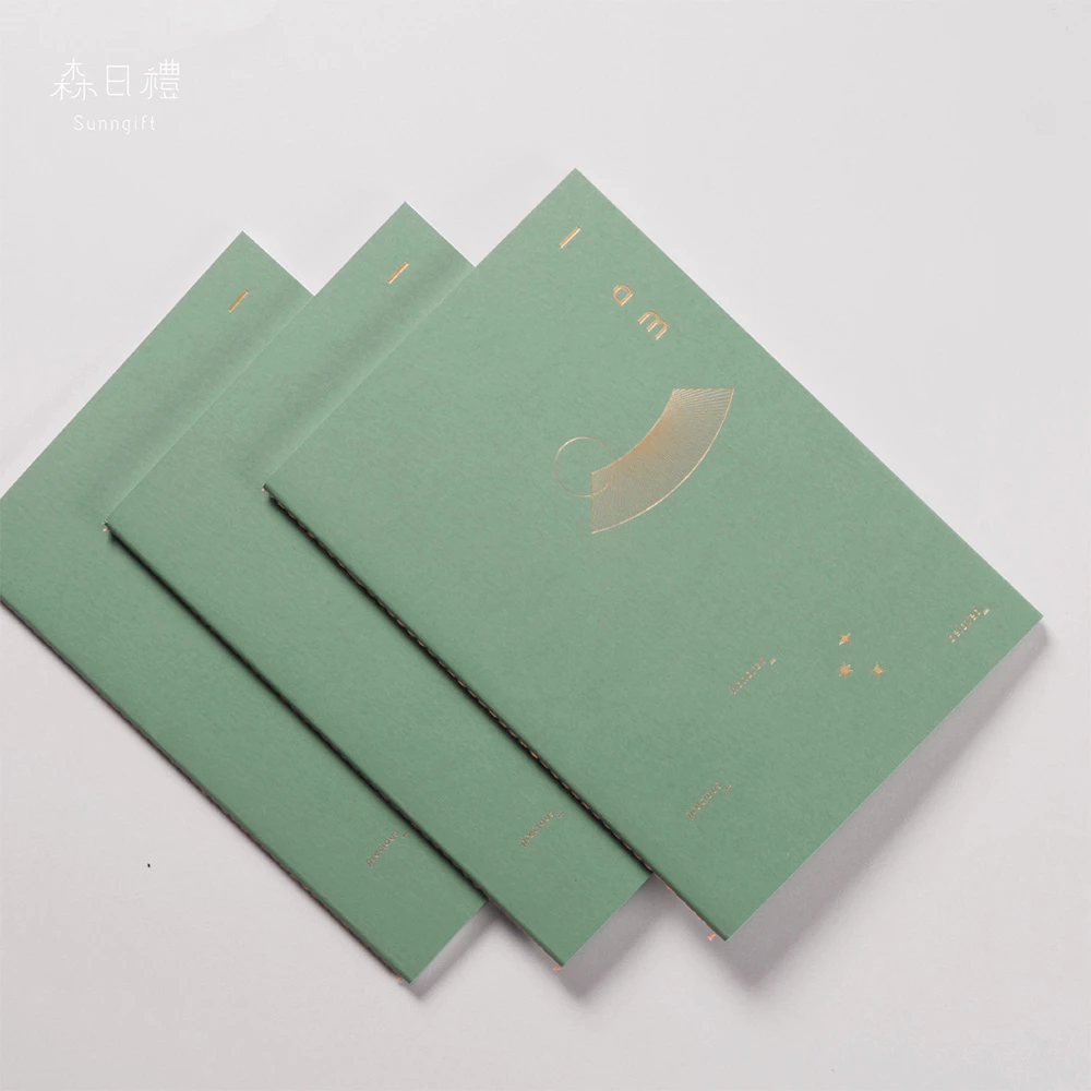 簡約設計筆記本-奶油綠