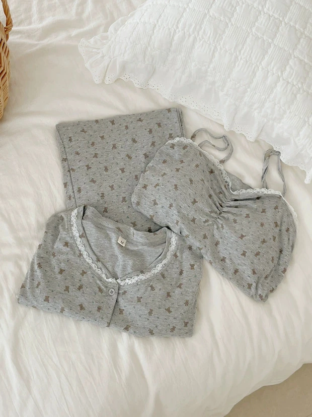 （  🐻 & 🪻 ）莫代爾棉居家服