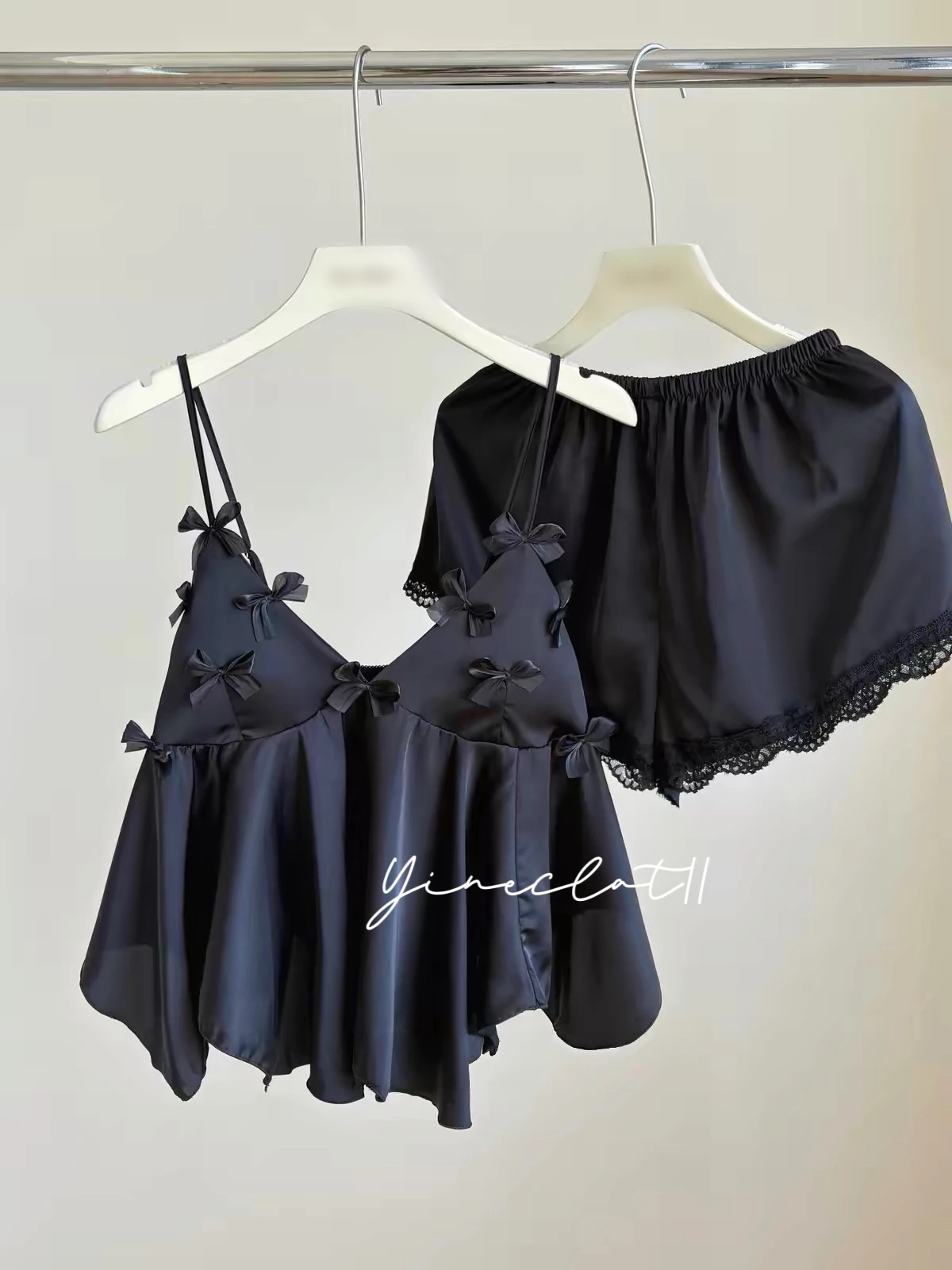 🦋 緞面居家套裝