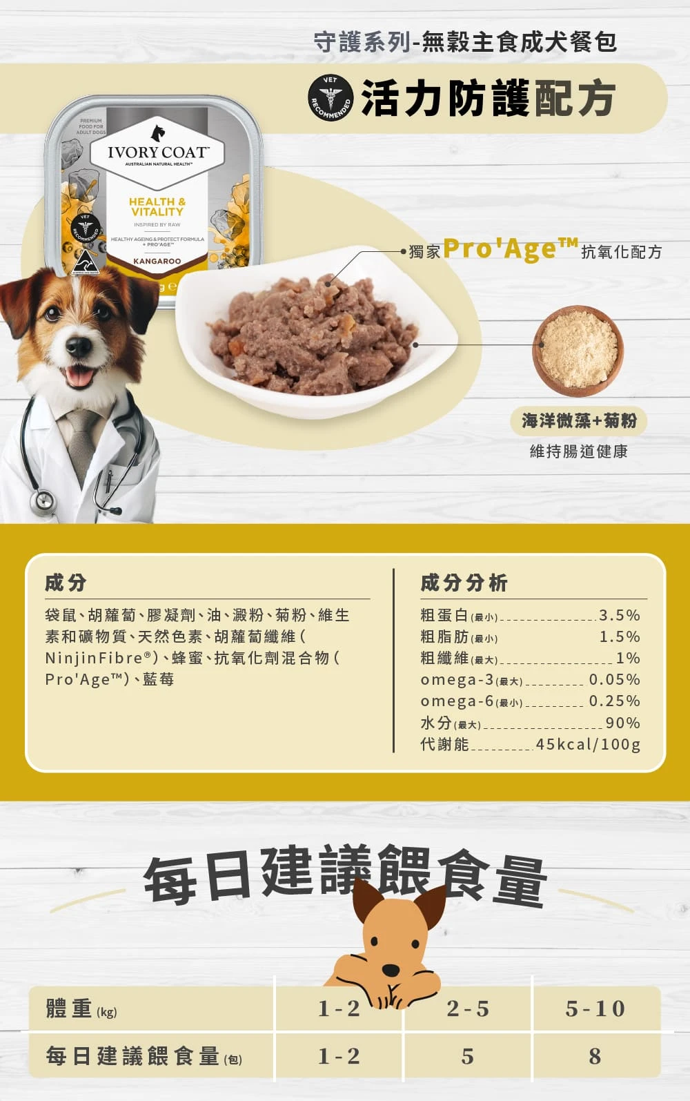 【澳野】守護無穀主食成犬餐盒