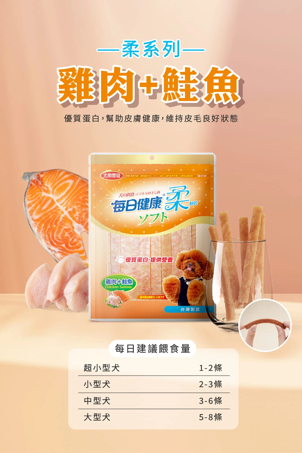 【每日健康】犬用柔軟肉條