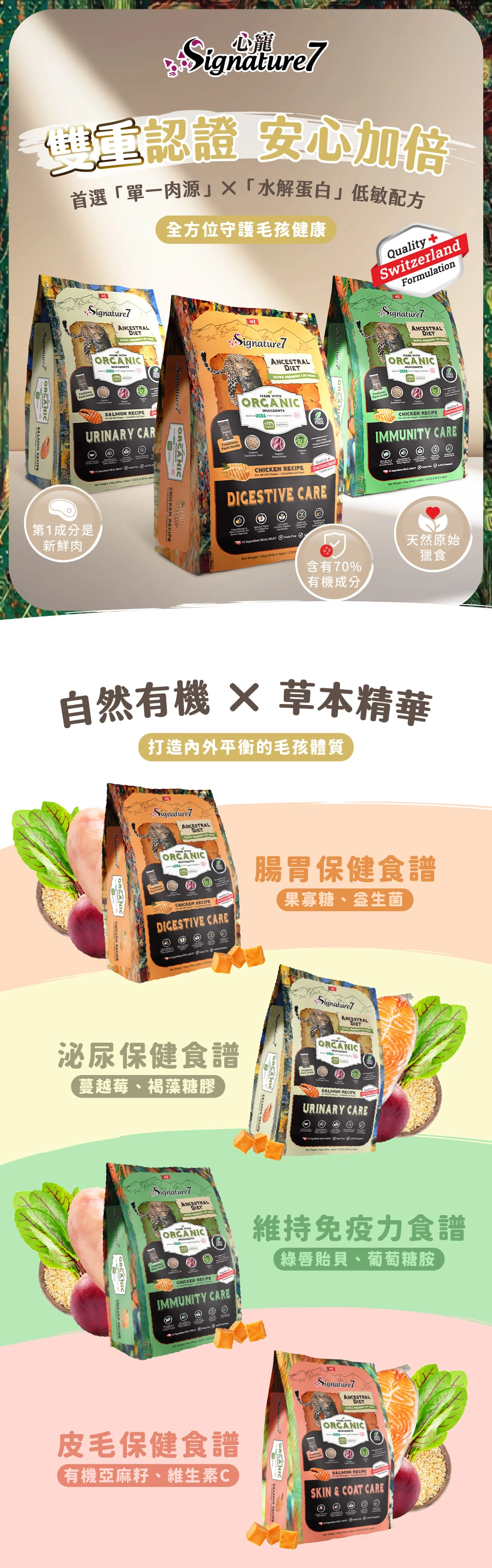 【心寵】無穀全齡貓糧