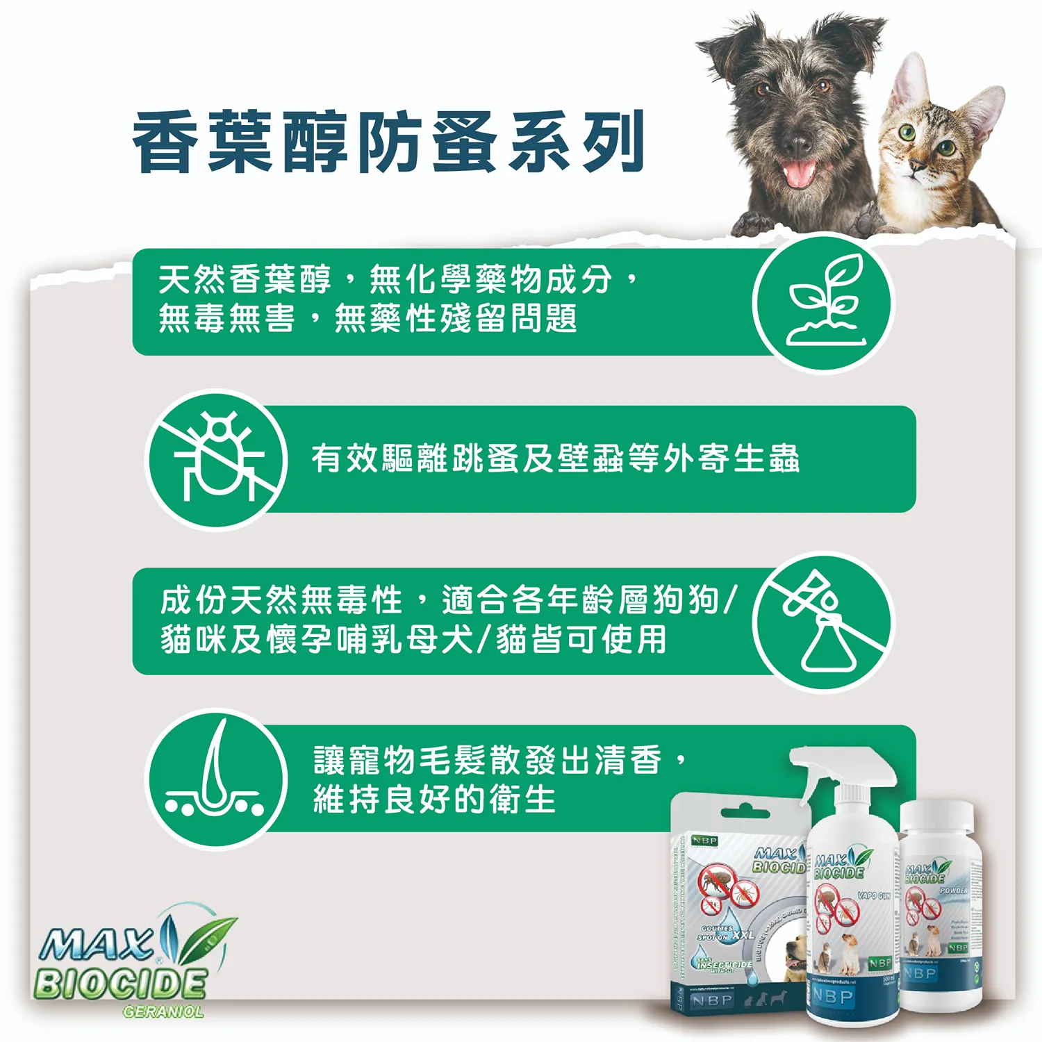 【西班牙NBP】全天然防蚤噴劑