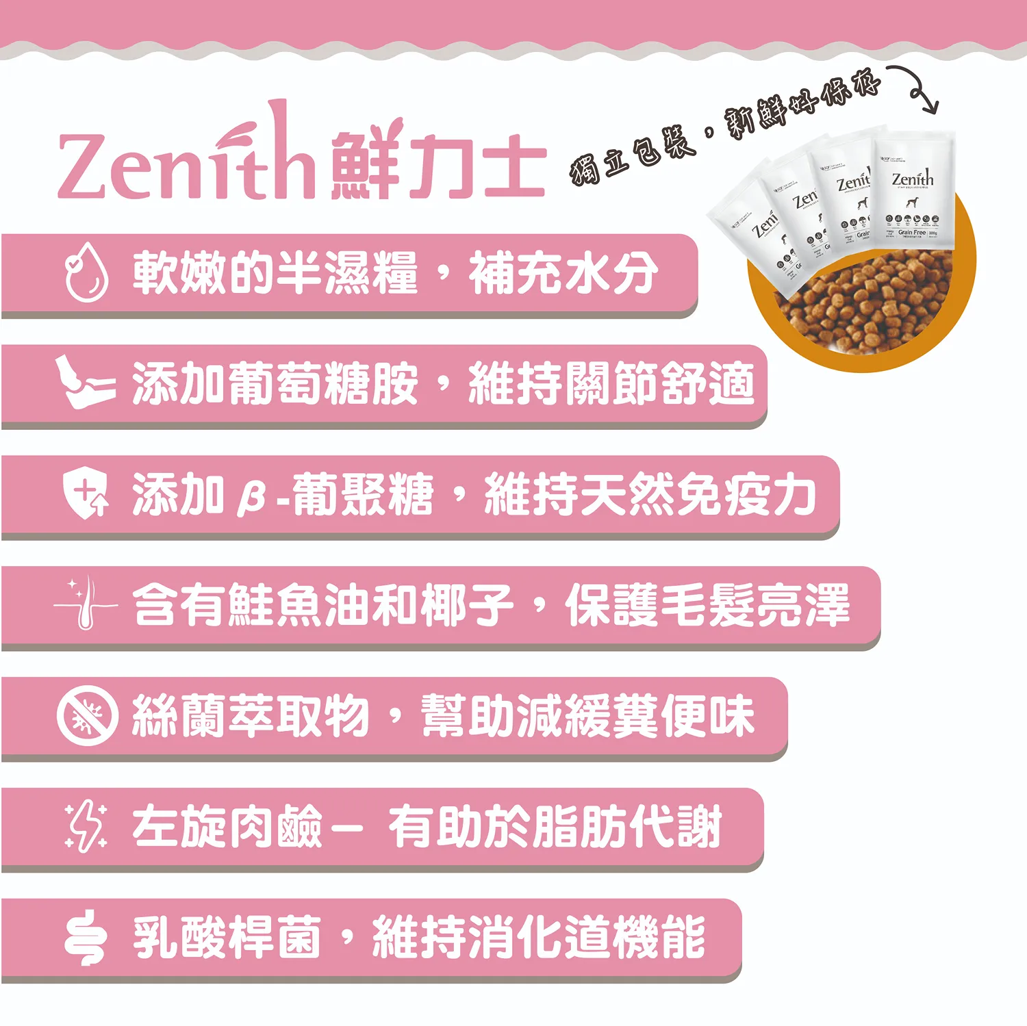 【ZENITH】頂級全齡犬軟飼料