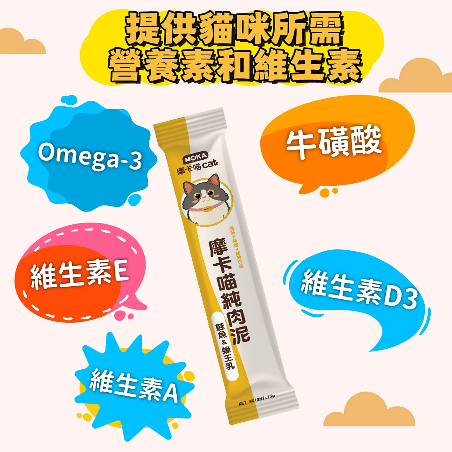 【摩卡喵】 純肉泥