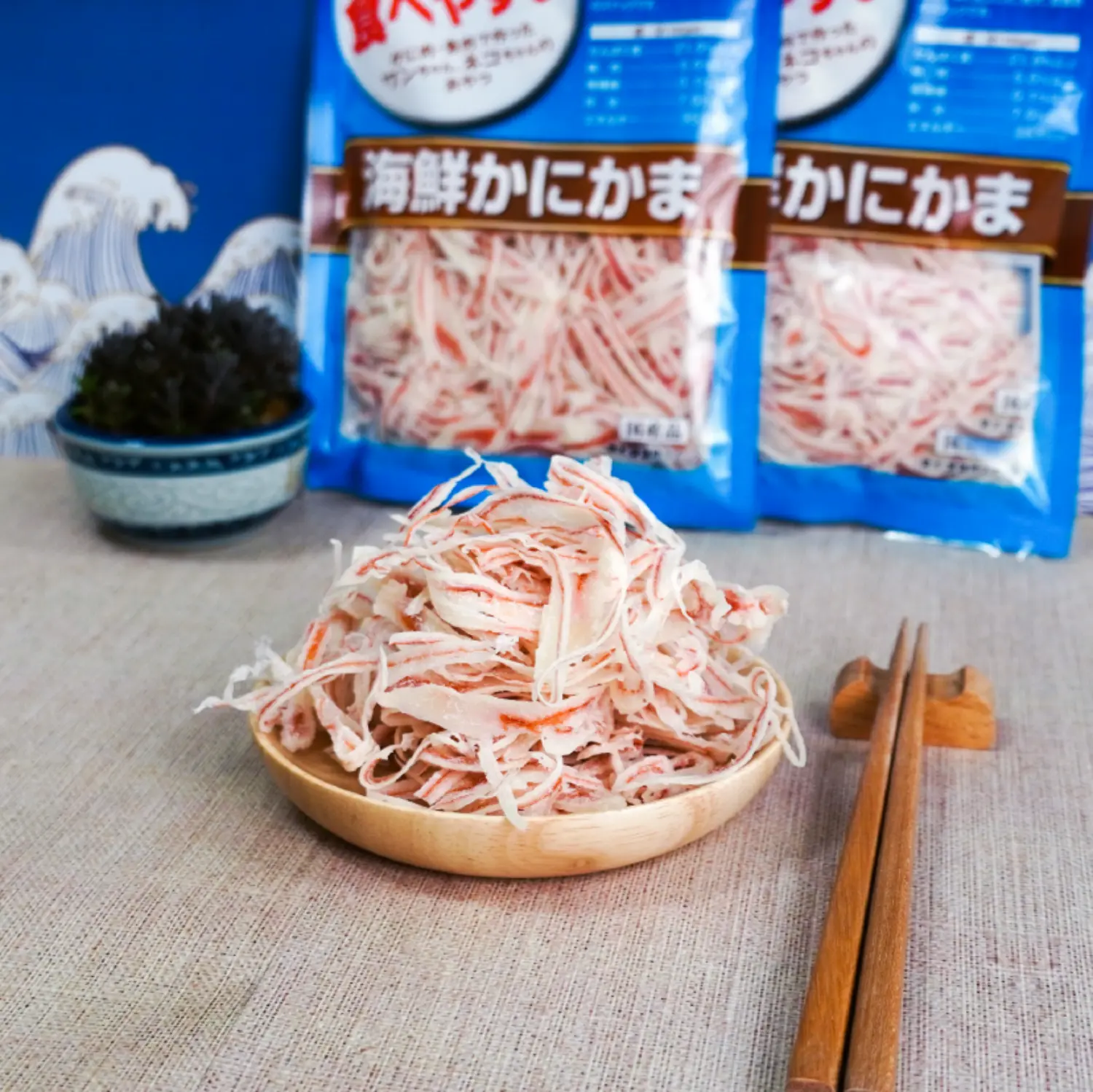 【日本藍】海鮮蟹肉絲