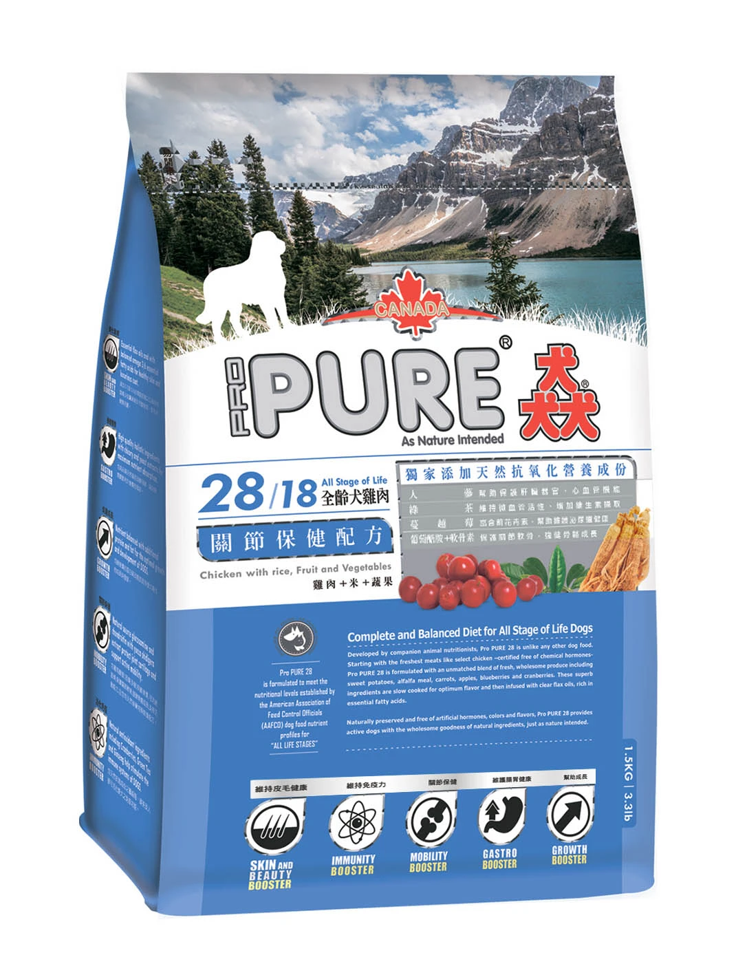 【PURE猋】全齡犬雞肉 - 關節保健配方