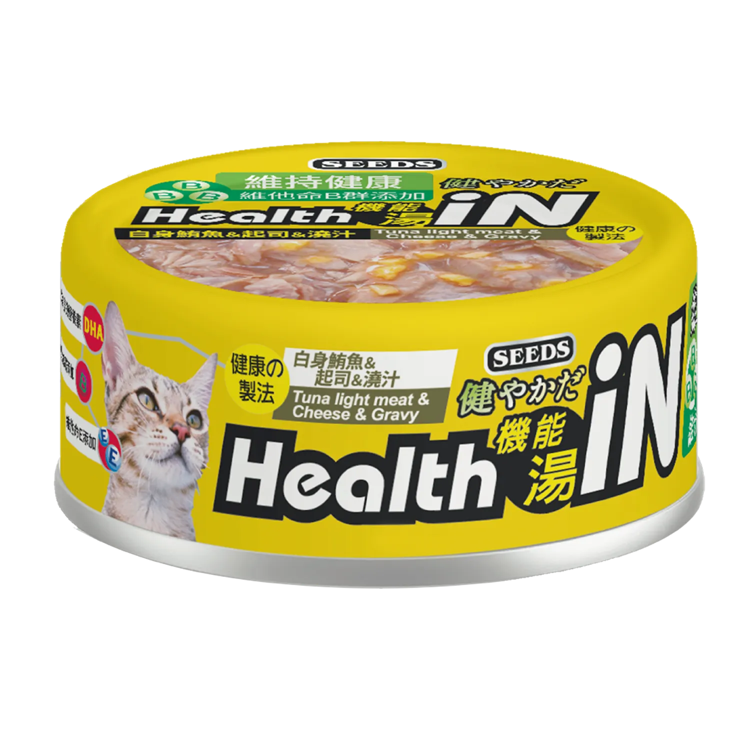【SEEDS惜時】Health iN機能湯澆汁貓餐罐