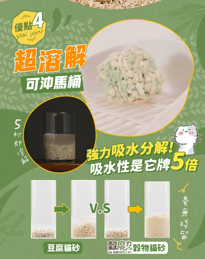 貓砂 穀魔力