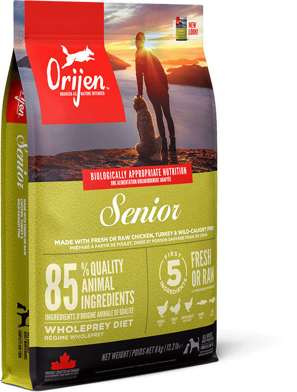【歐睿健 Orijen】鮮雞高齡犬無榖狗飼料
