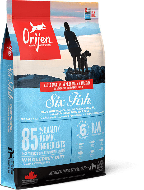 【歐睿健 Orijen】六種鮮魚犬無榖狗飼料