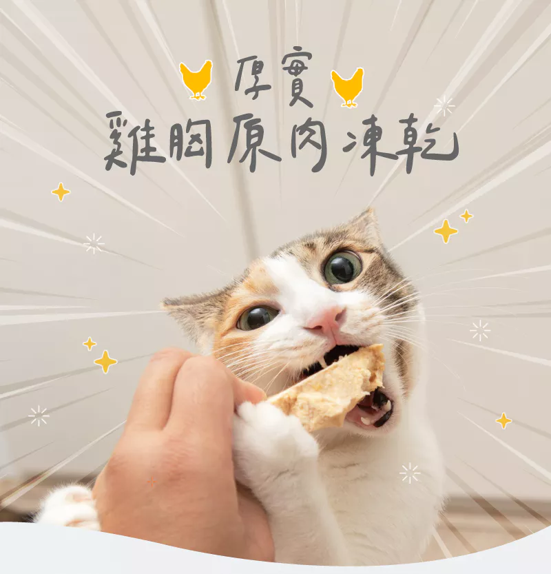 【卡尼】厚實雞胸原肉凍乾