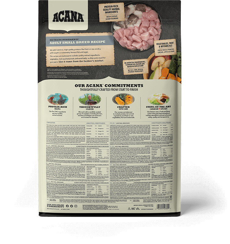 【Acana 愛肯拿】小型成犬無穀配方狗飼料
