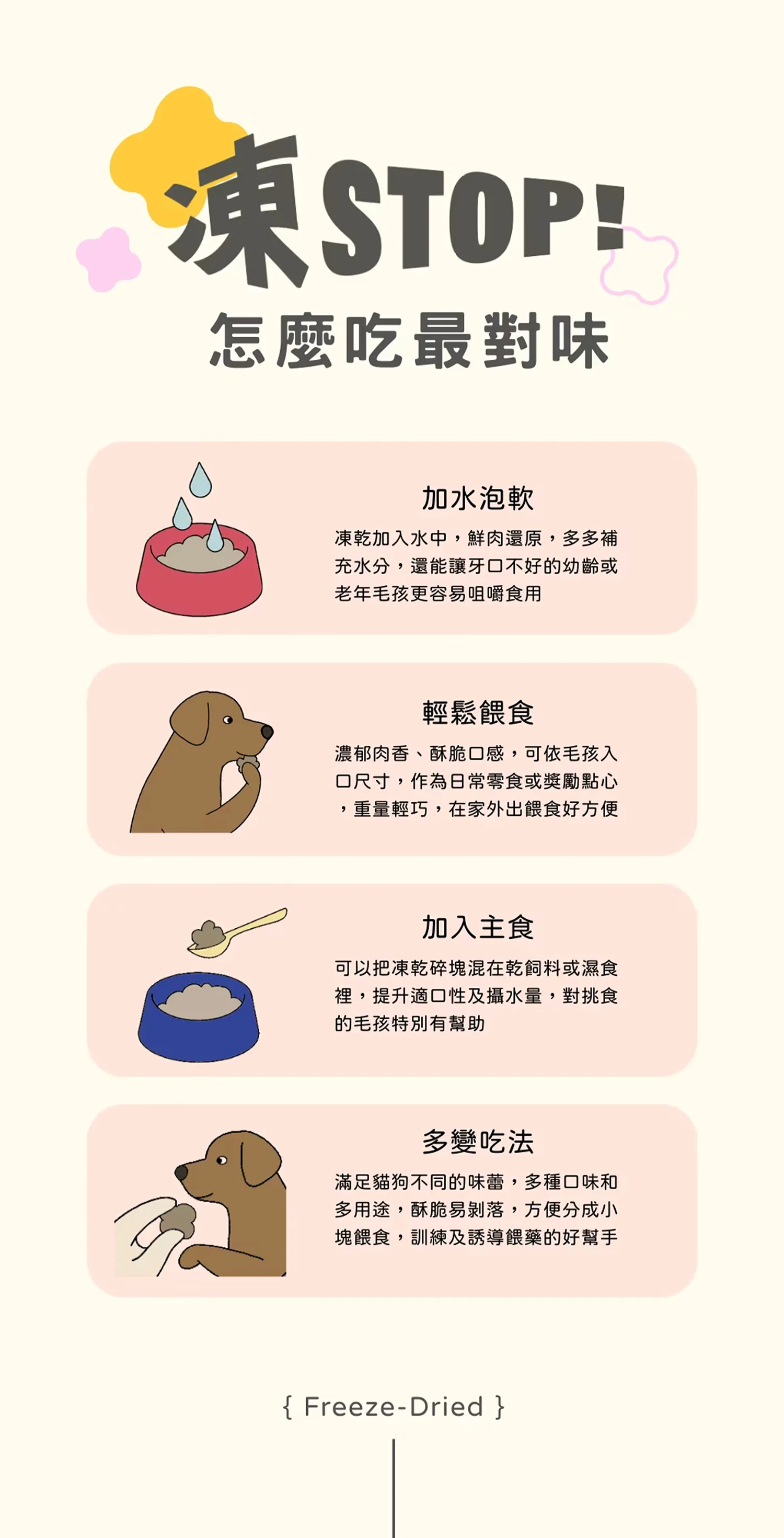 【寵心出發】凍STOP！原肉凍乾零食