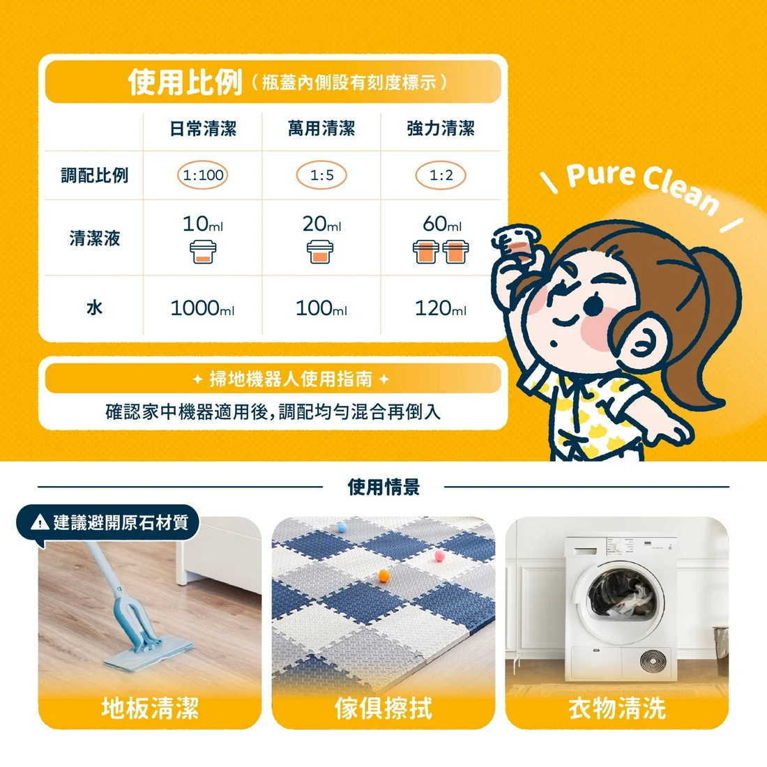 【毛孩站起來】毛孩居家清潔液 1L
