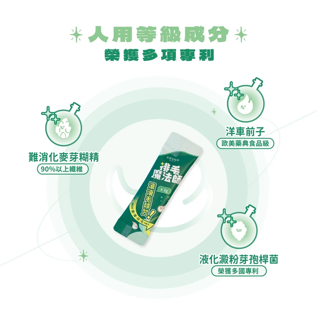 【毛孩站起來】排毛魔法師 滾滾毛球咒