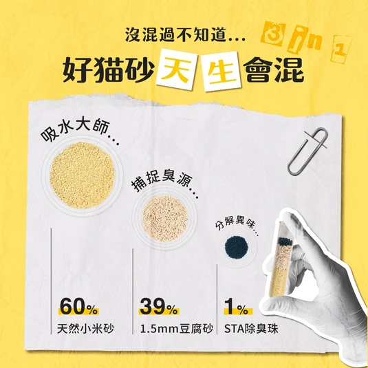 【毛孩站起來】五吉貓 小米科學貓砂