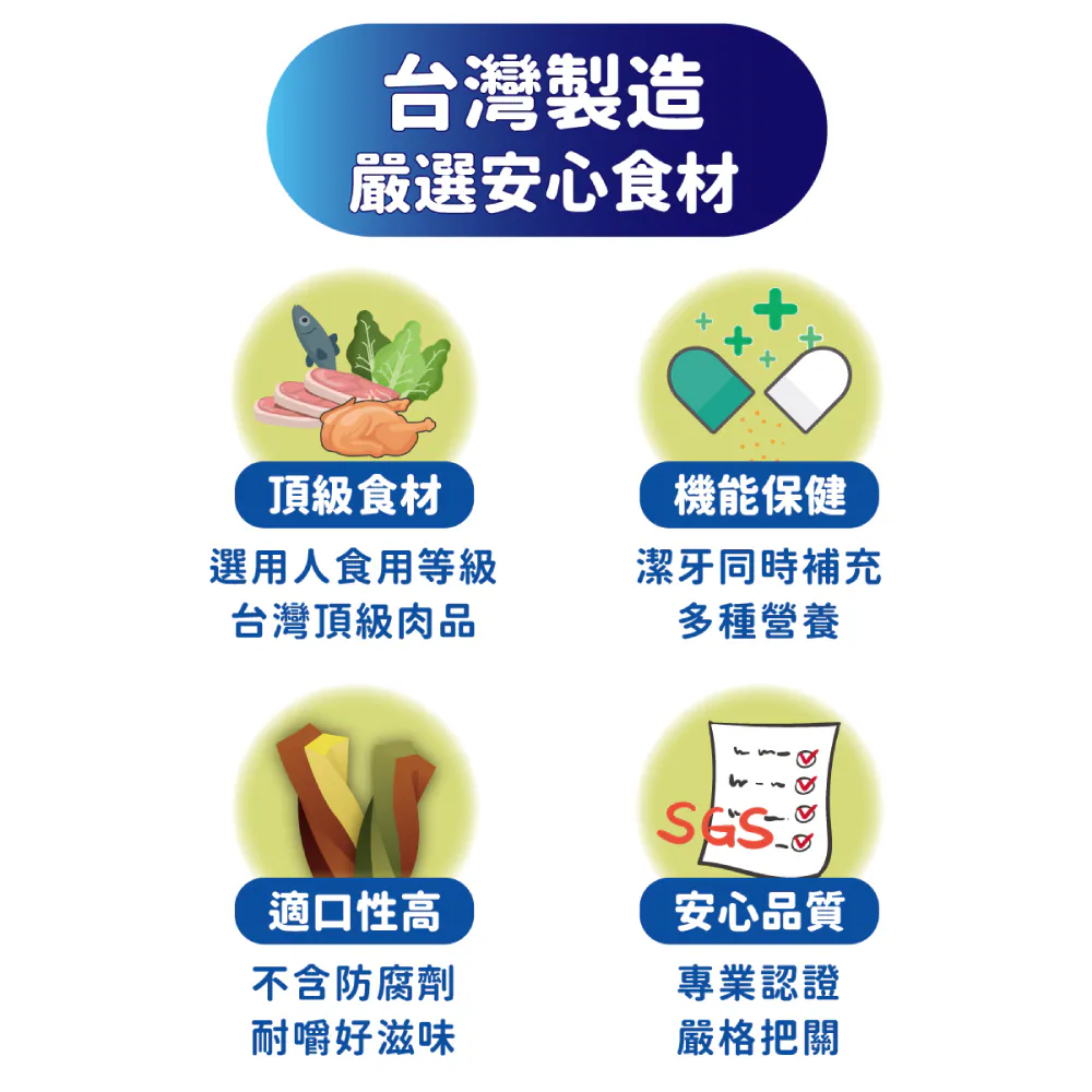 【喜樂寵宴】每日潔 雙色螺旋保健潔牙骨