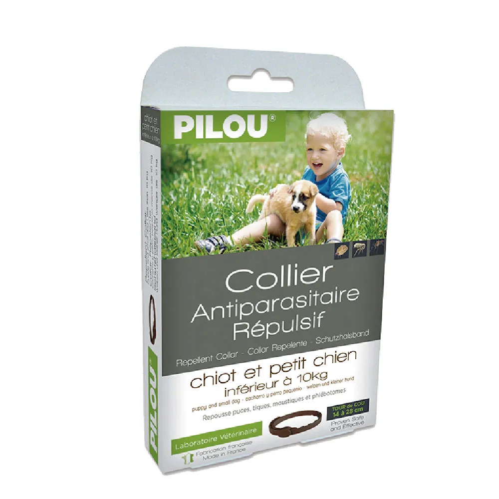 【法國皮樂Pilou】非藥用防蚤蝨蚊項圈 | 防蚤蝨 防蚊子 寵物防跳蚤蚊子 派卡瑞丁