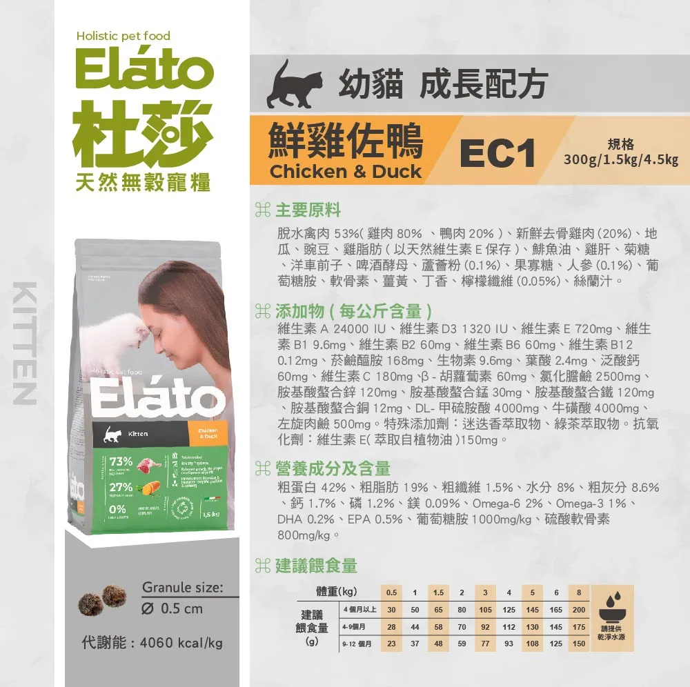EC1 幼貓成長配方