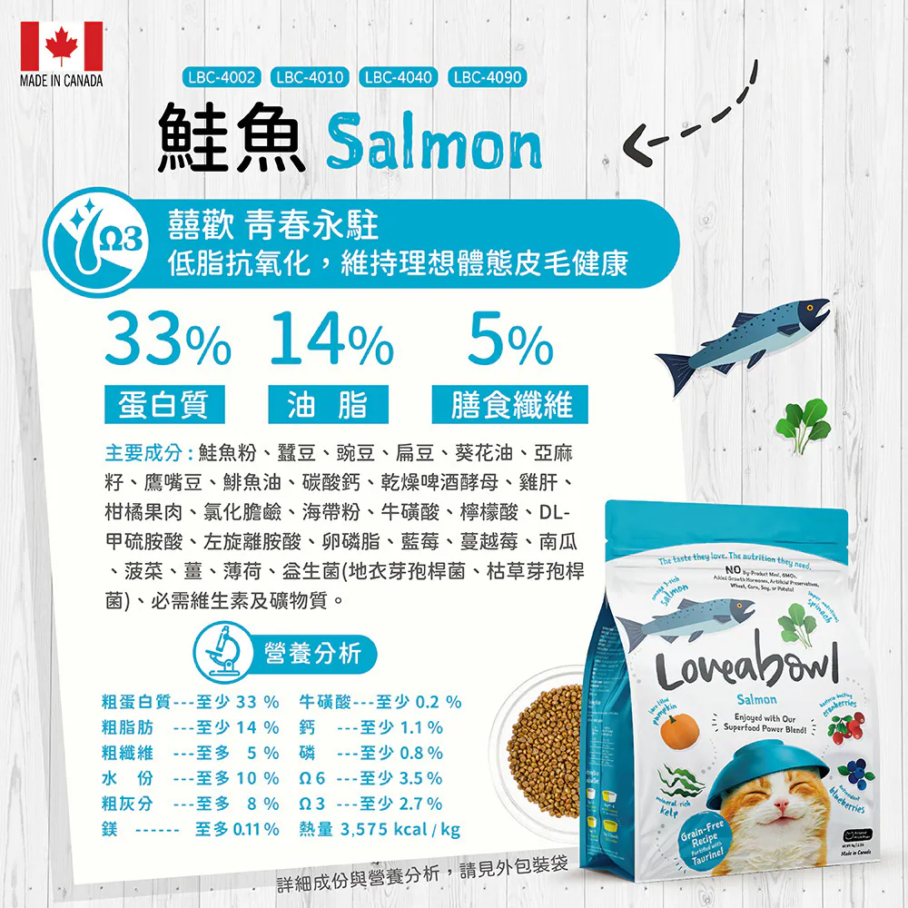 【囍碗】Loveabowl 加拿大天然無穀貓糧
