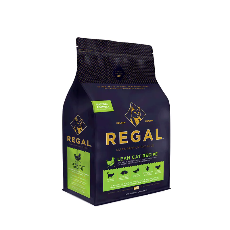 【REGAL 芮格爾】美國天然貓糧 | RC4 體控/高齡貓