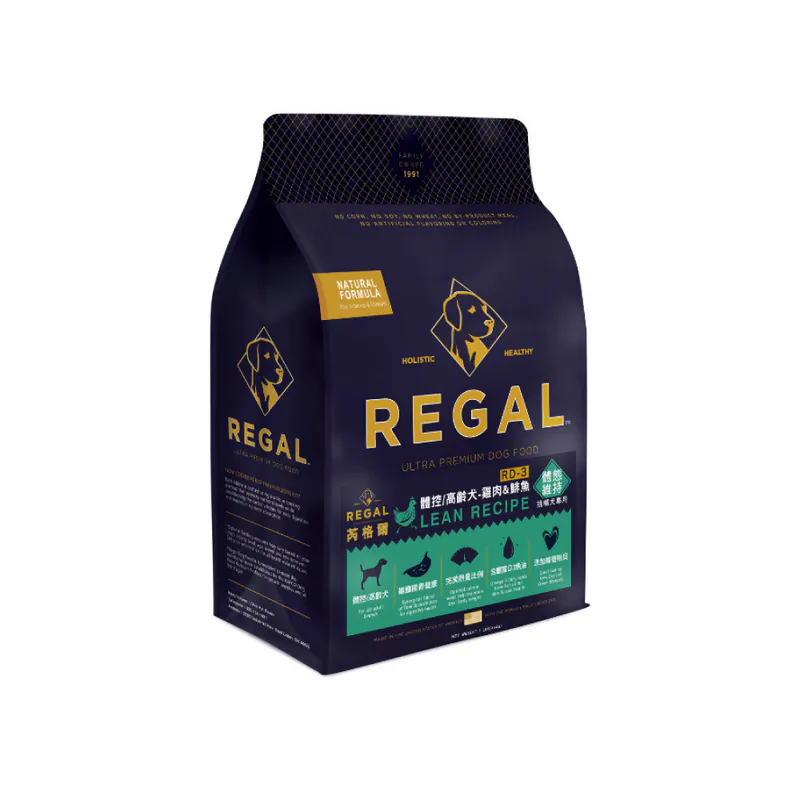 【REGAL 芮格爾】美國天然犬糧 | RD3 體控/高齡犬