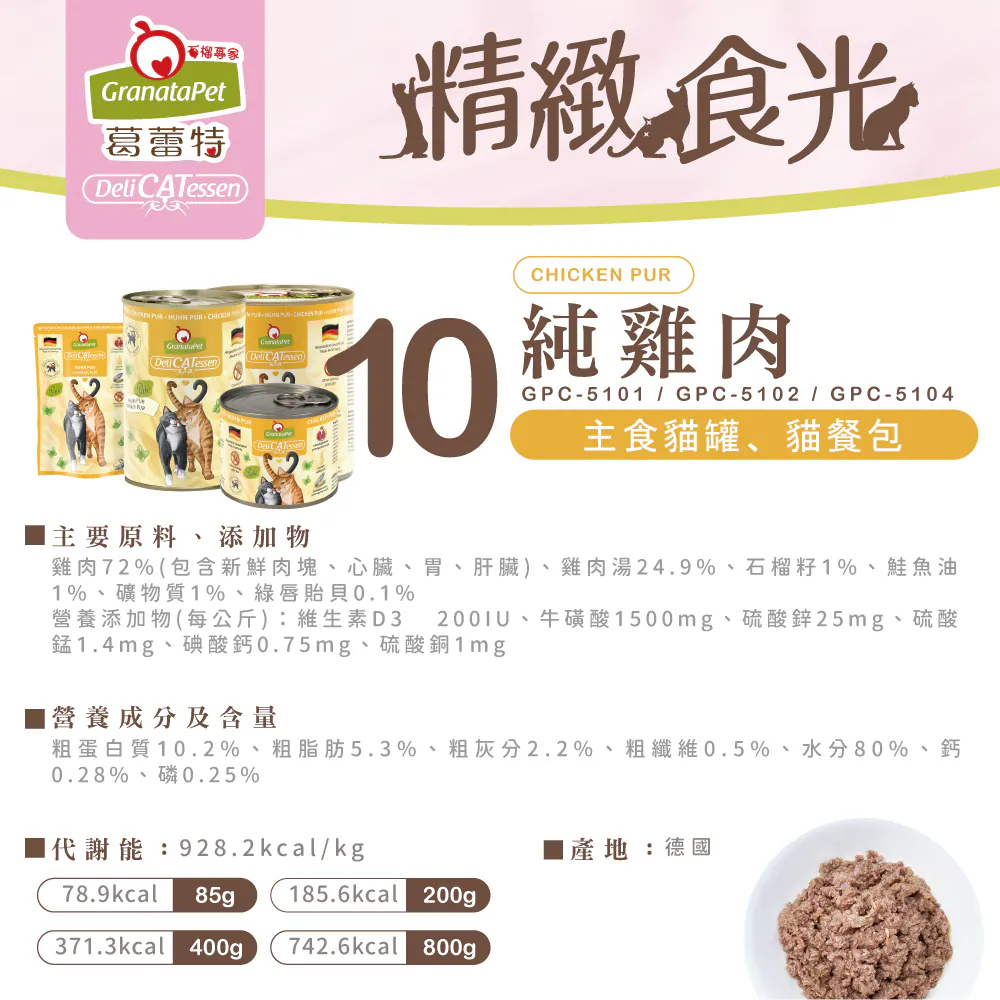 【葛蕾特】精緻食光貓罐