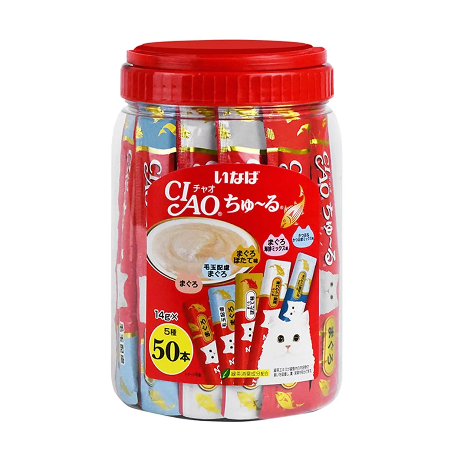【日本CIAO】啾嚕肉泥綜合桶 | 50入