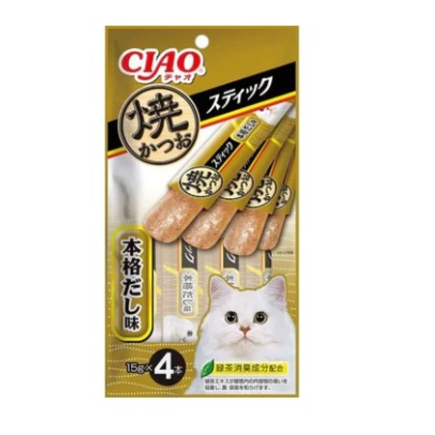 【日本CIAO】啾嚕 炙燒鰹魚系列·寒天肉泥 | 4入